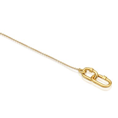 PULSERA TOUS PLATA ORO 1ªLEY DOBLE CIERRE OVAL - 2