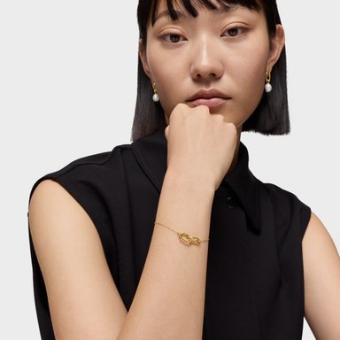 PULSERA TOUS PLATA ORO 1ªLEY DOBLE CIERRE OVAL - 5