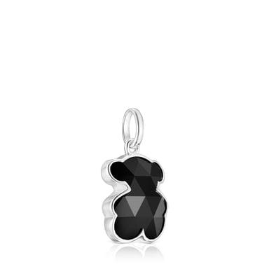 DIJE DE PLATA Y OSO EN ÓNIX ICON COLOR - 2
