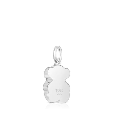 DIJE DE PLATA Y OSO EN ÓNIX ICON COLOR - 3
