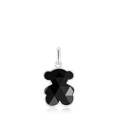 DIJE DE PLATA Y OSO EN ÓNIX ICON COLOR - 6
