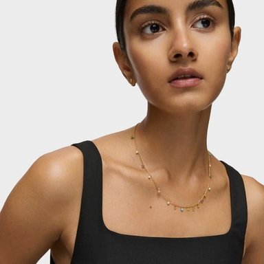 COLLAR BAÑO DE ORO SOBRE PLATA COOL JOY