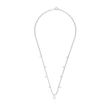 COLLAR DE PLATA PERLAS Y DIJE OSO SWEET DOLLS