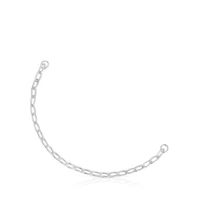 PULSERA PLATA LEY OVAL MEDIANO 16CM - 4