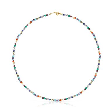 COLLAR PLATABA O GEMAS 45CM