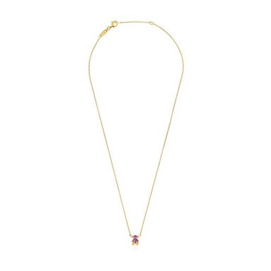 COLLAR PLATA BAÑO LGG ZAFIRO LILA