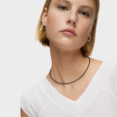 COLLAR ONIX PLATA 1 LEY BA O 43CM