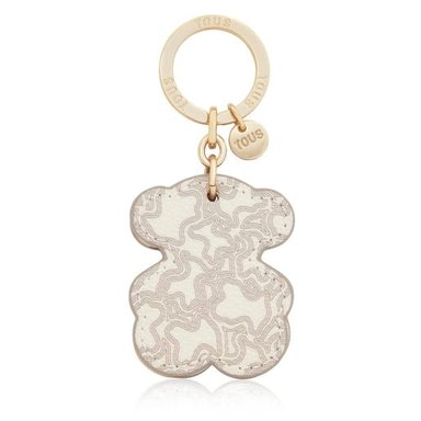 LLAVERO TRIPLE BEAR BEIGE - 4