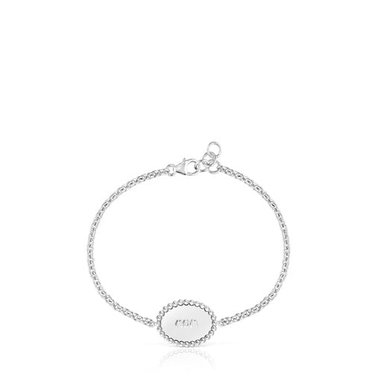 PULSERA PLATAPLACA MOM 17CM