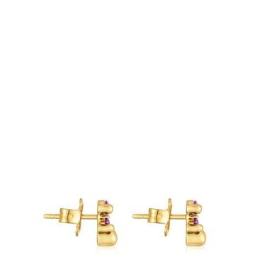 ARETE PLATA BAÑO LGG ZAFIRO LILA