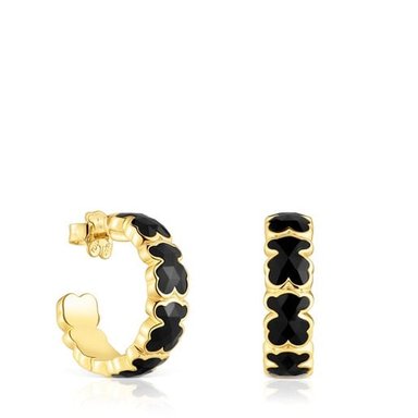 ANILLO CON BAÑO DE ORO SOBRE PLATA Y OSOS ICON COLOR - 2