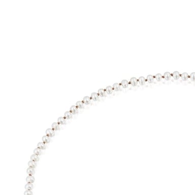 COLLAR ORO LEY OSO 10MM PERLA 45CM - 2
