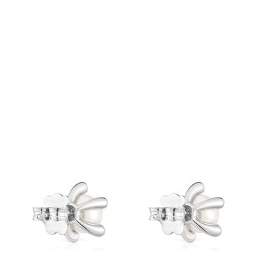 PENDIENTES PLATA 1ªLEY PERLA 8MM PRESION - 2