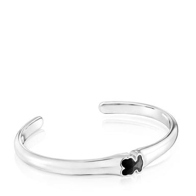 PULSERA DE PLATA 1ERA LEY OSO ONIX - 4