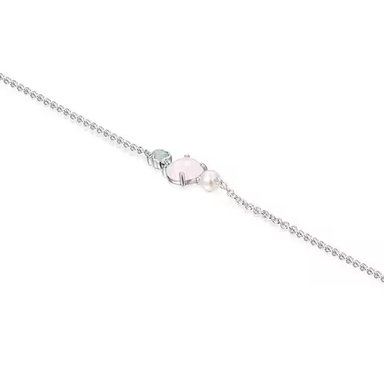 PULSERA PLATA 1ªLEY AMAZONITA PERLA CULT