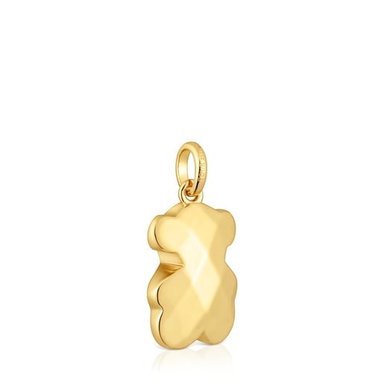 DIJE PLATA BAÑO ORO 18KT OSO - 2