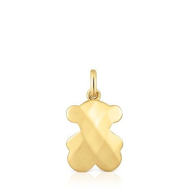 DIJE PLATA BAÑO ORO 18KT OSO - 3