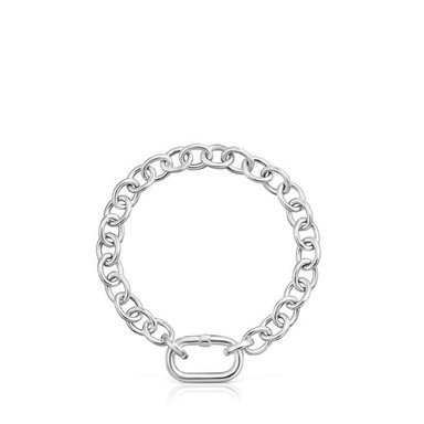 PULSERA PLATA OVAL 20MM