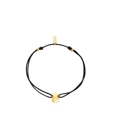 PULSERA OSO CON PLATA Y BAÑO DE ORO
