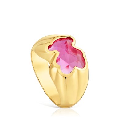ANILLO BAÑO DE ORO 18KT ICON COLOR LGG