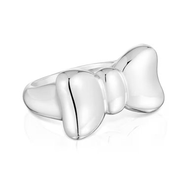 ANILLO PLATA LAZO 25MM - 2