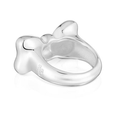 ANILLO PLATA LAZO 25MM - 3