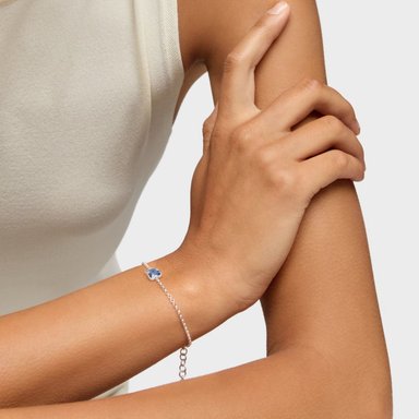 PULSERA DE PLATA ICON COLOR LGG - 4