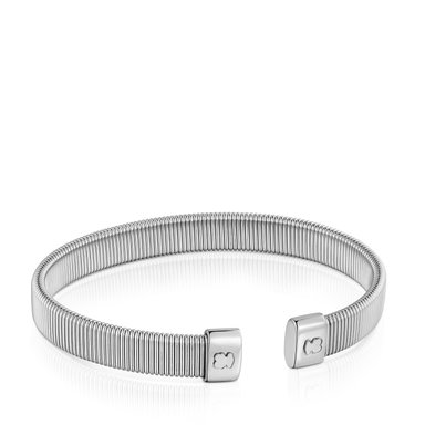 ESCLAVA TOUS DE MUJER DE ACERO 8MM