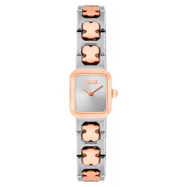 RELOJ TOUS DE ACERO IP ROSA BRAZALETE