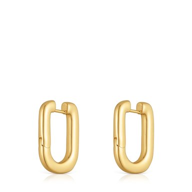 ARETE CRIOLLAS PLATA 1ªLEY BAÑO ORO 22MM ONIX - 3