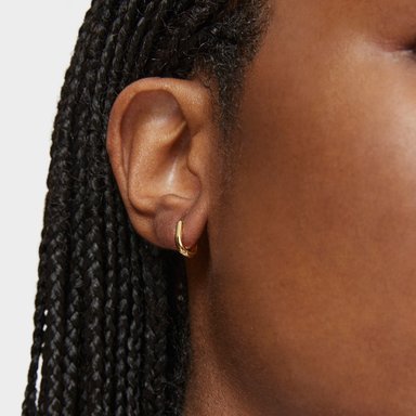 ARETE CRIOLLA PLATA 1ªLEY BAÑO ORO OVAL 12MM - 5