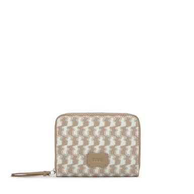 BILLETERA M. TOUS DOUBLE-WAY BEAR BEIGE