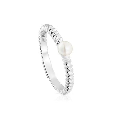 ANILLO PLATA PERLA TOUS MOTIVOS