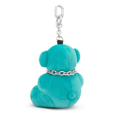 LLAVERO TOUS BOLD BEAR VELVET TURQUESA - 2