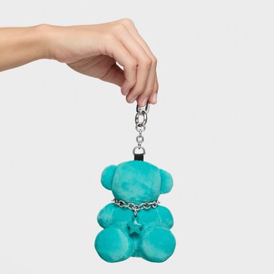 LLAVERO TOUS BOLD BEAR VELVET TURQUESA - 4