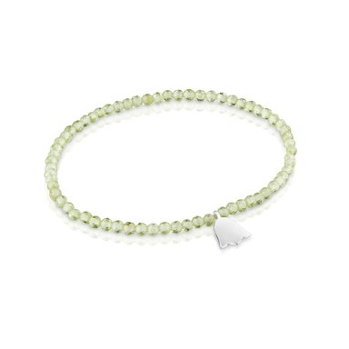 PULSERA PERIDOTO ICON MESH