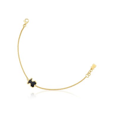 PULSERA PLATA BAÑO METACRILATO NEGRO GALAXY