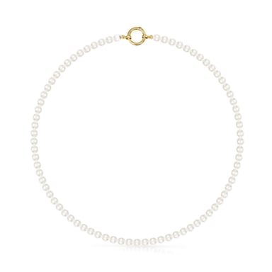 COLLAR PERLAS CULTIVADAS ORO 1 LEY 45CM - 1