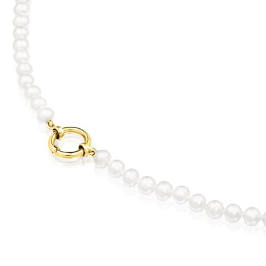 COLLAR PERLAS CULTIVADAS ORO 1 LEY 45CM - 2