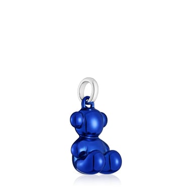 COLGANTE PLATA1ªLEY ACERO ACAB AZUL 16MM - 2