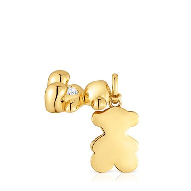 COLGANTE PLATA 1ªLEY BAÑO LGD 0.24CT G VS - 4