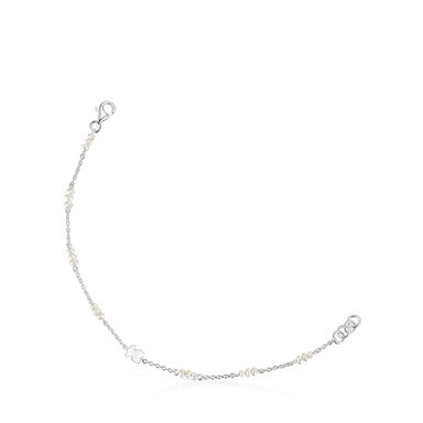 PULSERA PLATA 1ªLEY GRUP PERLA OSO 6MM