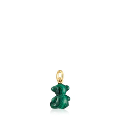 COLGANTE ORO 14K OSO MALAQUITA 11MM - 3