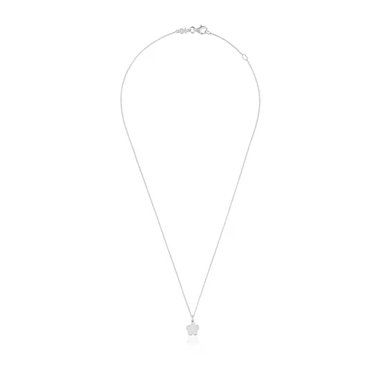 GARGANTILLA PLATA FLOR 45CM TOUS MOTIVOS