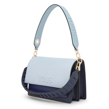 BOLSO BANDOLERA M. AUDREE SAFFIANO AZUL MARINO