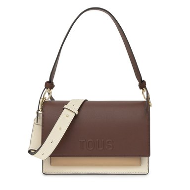 BOLSO MEDIANO AUDREE SAFFIANO BEIGE