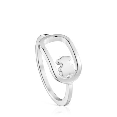 ANILLO DE PLATA 15MM OSO CAMILLE