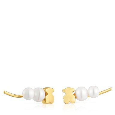 ARETES TREPADOR TOUS SWEET DOLLS PERLA