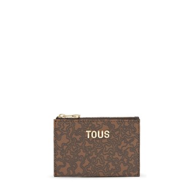 MONEDERO MEDIANO KAOS LINES MARRÓN