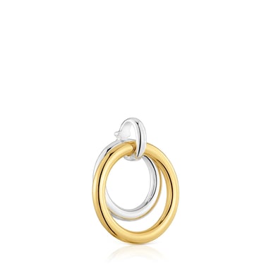 DIJE TOUS STRAIGHT CON BAÑO DE ORO - 3
